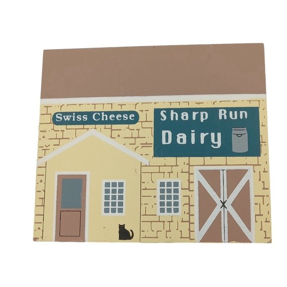 The Cat's Meow Village Accents Cats Meow Village Cheese House Amish